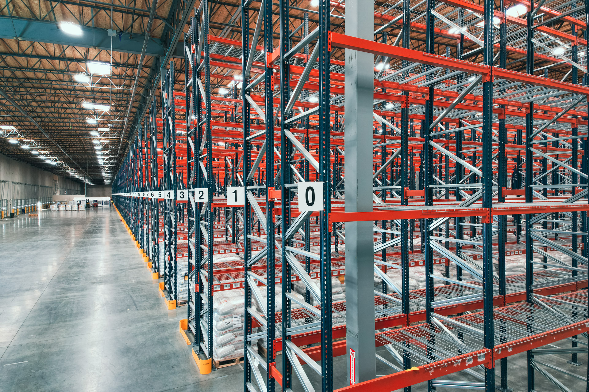 Industrial pallet racking warehouse in Bridgeton Missouri