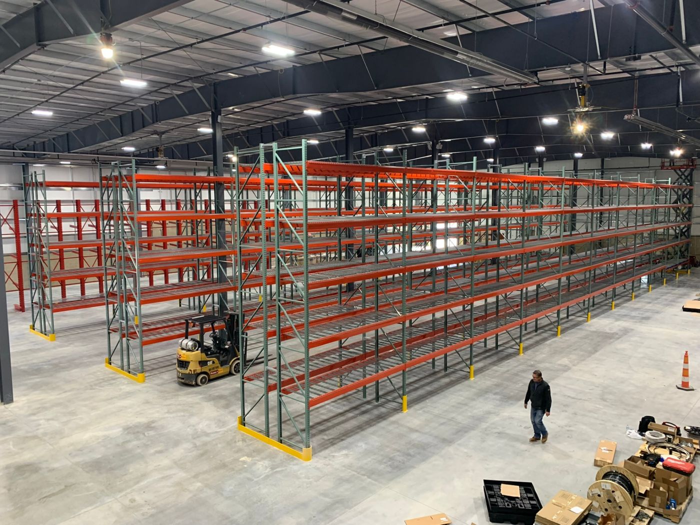 Pallet rack installation