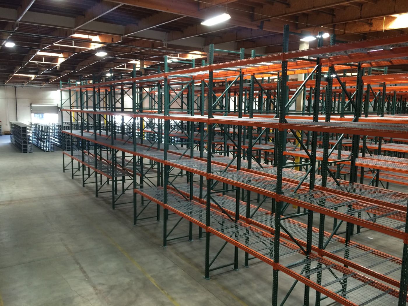 Pallet rack installation