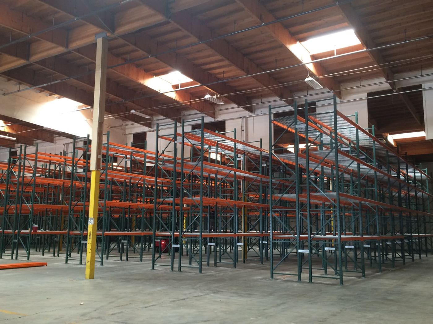 Pallet rack installation